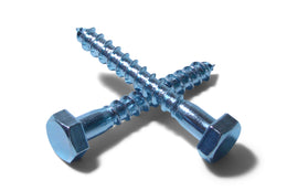 8 x 60 MS BZP Hex Coach Screw