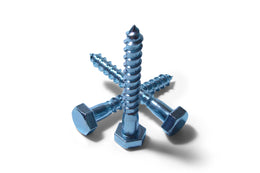 8 x 60 MS BZP Hex Coach Screw